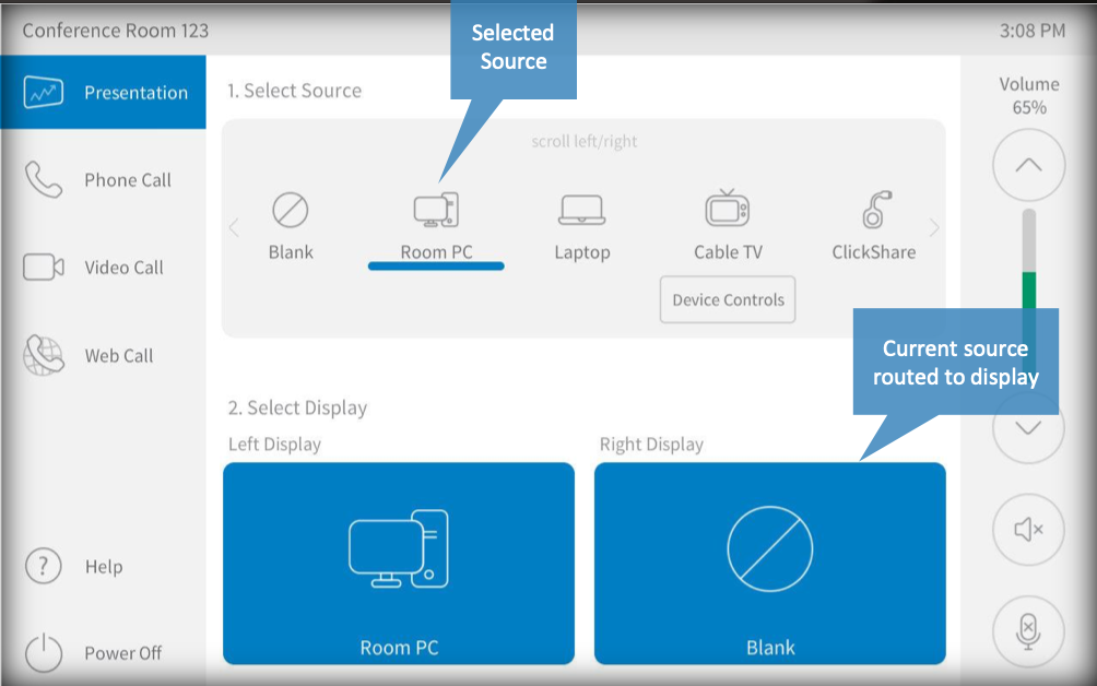 multiple displays design standard